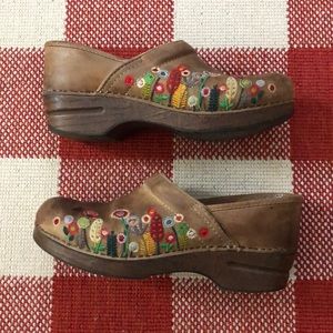 Dansko Floral Size 39 Used Rare style